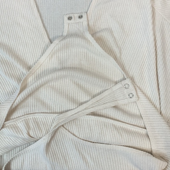 Express Cream Knit Sweater Bodysuit- NWT - Picture 12 of 14